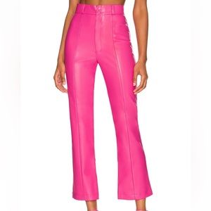 Bardot, pink vegan leather pants